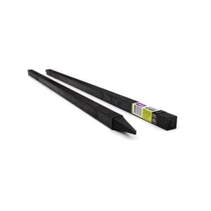 Jack 900 x 23mm Black Square   Plastic Garden Stake