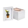 Nicola Spring 5" X 7" White 3d Box Photo Frames - 4" X 6" Mount - Pack Of 5