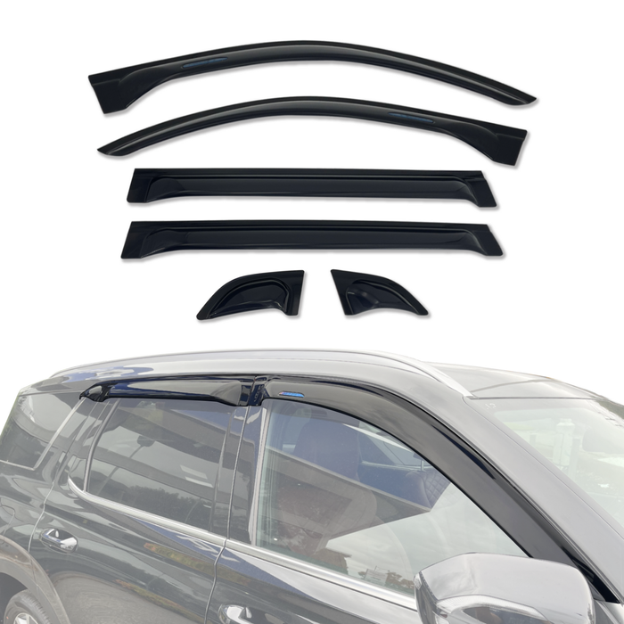AUSGO Luxury Weather Shields for Hyundai Palisade 2019-Onwards Weathershields Window Visors Wind Deflectors