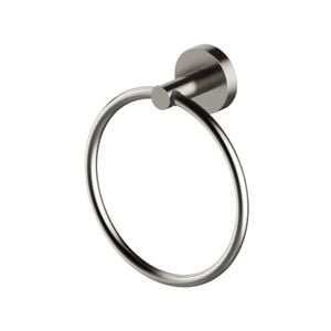 Gareth Ashton Brushed Nickel Towel Ring