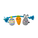 Baxter Bone Easter Trio Pet Toys On A Rope