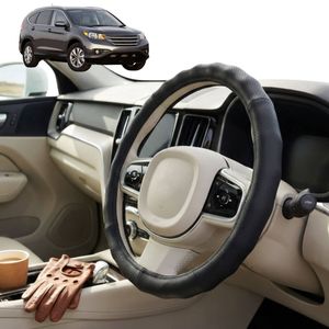 Australian Goose Steering Wheel Cover for Honda CR-V 2012 - 2017 (RM) Circle Black