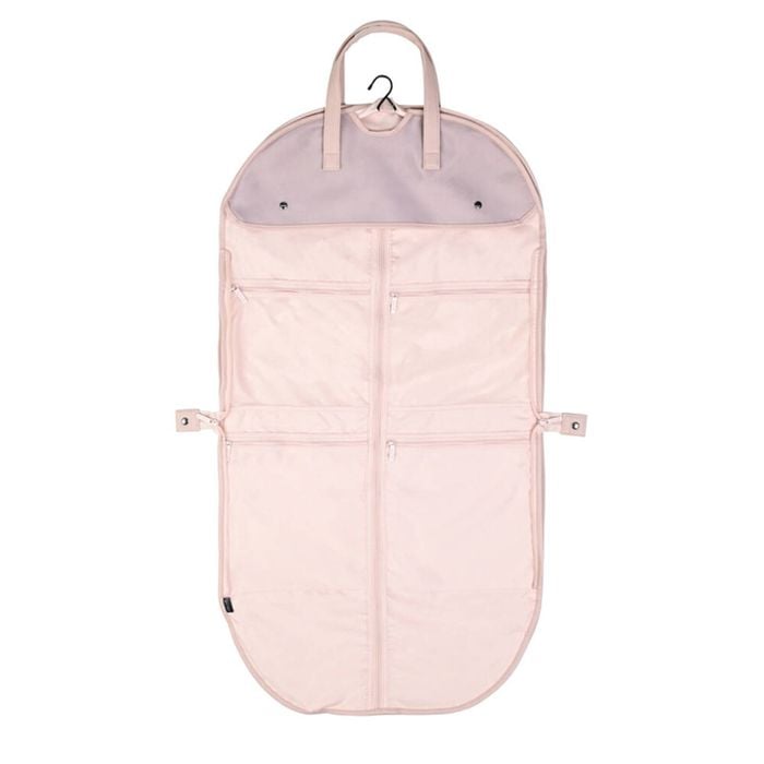Kate Hill Travelling Garment Bag w/ Hanging Hook & Pockets 53x53x1cm Blush