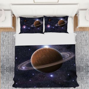3D Galaxy Planet 217 Bed Pillowcases Quilt Queen Size
