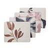 4pc Ecology Hand Drawn Floral Cecile Rectangle Dinner Placemats 34x26.5cm