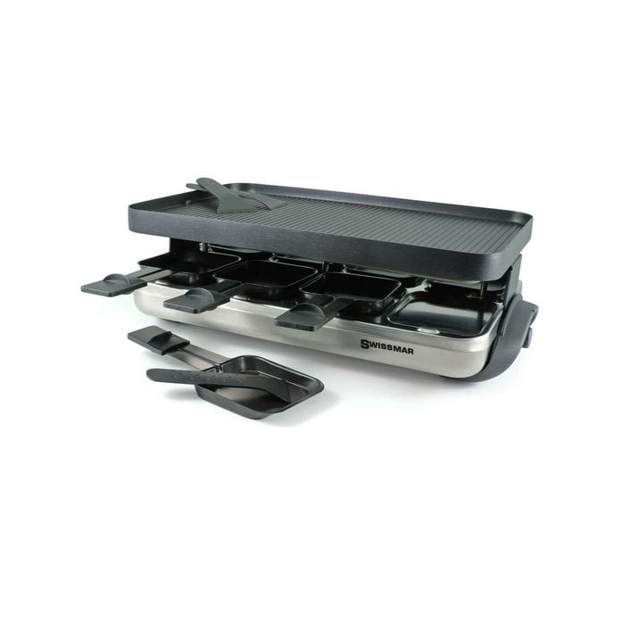Swissmar Valais 8 Person Raclette Party Grill Stainless Steel