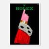 Galrie Vintage Rolex Advertising Art Print by Renem for Elegant Home Decor, Poster Only, 50 x 70cm (20 x 28inch)