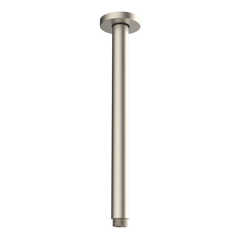 Mondella 300mm Brushed Nickel Straight Ceiling Shower Arm