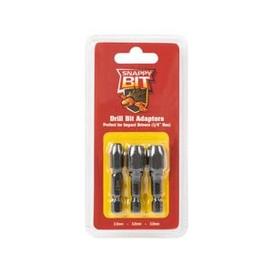 Snappy Bit 2.5 - 3.5mm Drill Bit Adapter Pack of 3
