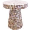 LVD Side Table Pinto Mop Home/Lounge Decor 40x45cm - Brown
