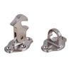 Adoored Satin Chrome Hook And Eye Style Door Stop