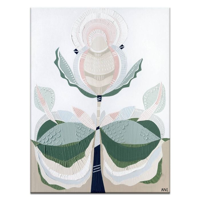 Artist Lane "Banksia Elements No. 2  " by Ani Ipradjian - 41x51cm  Stretched Canvas