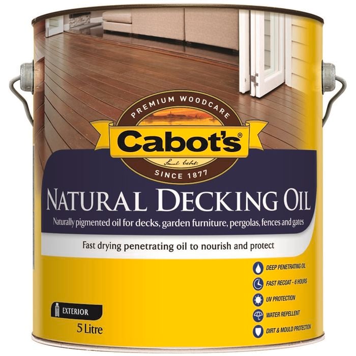 Cabot's 5L Natural Decking Oil