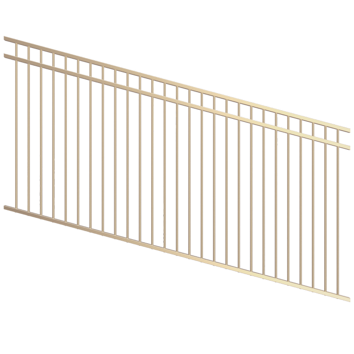 ProtectorAl 1201 - 2400 x 1200mm Primrose Raked Up to 15º DTR All Up Pool Fence Panel