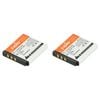 2PK Jupio Li-Ion 3.7V 800mAh Battery For Fuji NP-50 Camera
