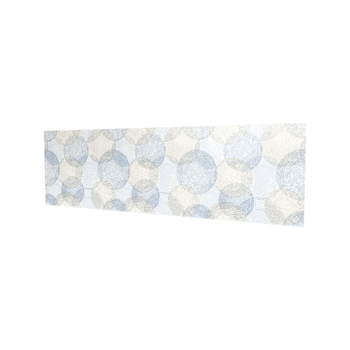 Bellessi 1220mm x 2000mm x 4mm Motiv Polymer Bathroom Panel - Beach Circles
