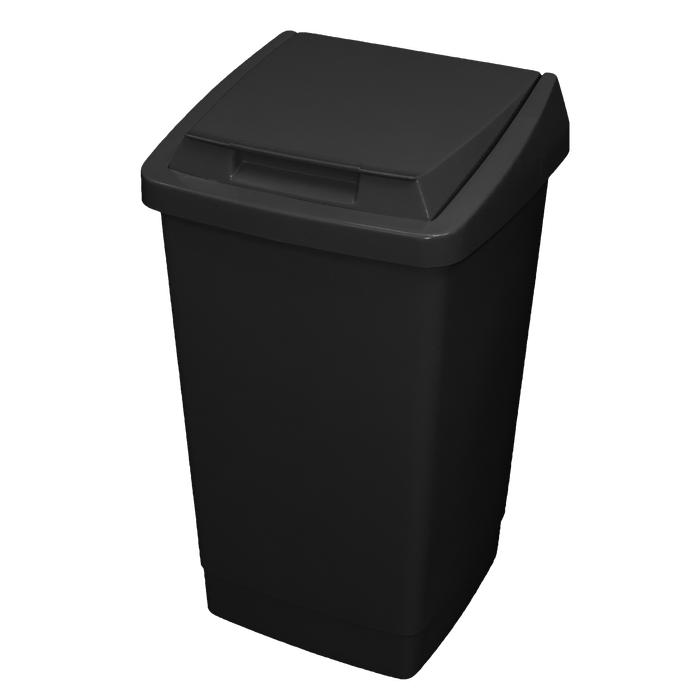 Icon Plastics 27L Charcoal Lift Top Tidy - Charcoal