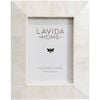 LVD 5x7 Picture/Photo Frame Bone Tapered Bone/MDF White
