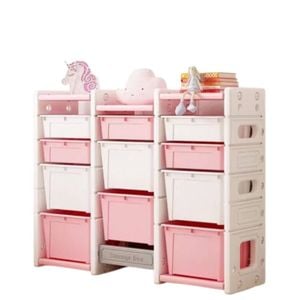 All 4 Kids Hannah Combined Storage Unit - Pink