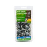 Zenith 12G x 50mm Galvanised Polycarbonate Roofing Screw - 50 Pack
