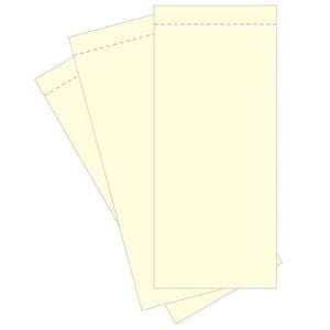 3pc Filofax 32-pages Slim Jot/scribble Pad Office Note/list Stationery Paper
