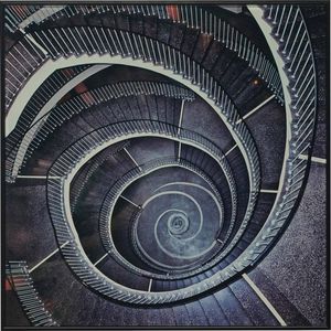 Modern Furniture Staircase Acrylic Paint Blue 40c40cm