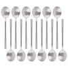 Argon Tableware Stainless Steel Teaspoons - 14.5cm - 12x Durable Rust Resistant Stainless Steel Dishwasher Safe Flatware Set