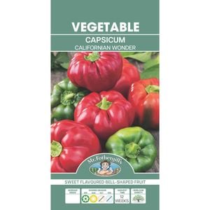 Mr Fothergill's Californian Wonder Capsicum Vegetable Seeds