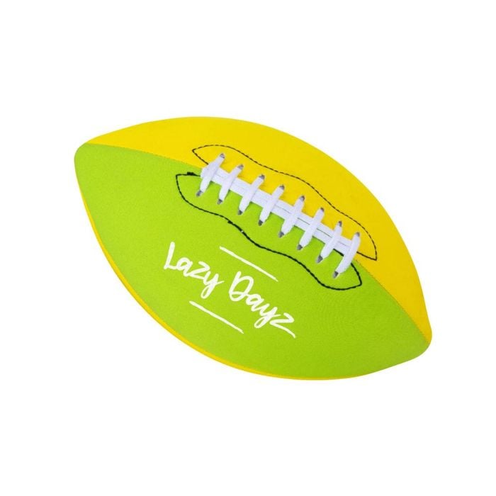Lazy Dayz Inflated Contrast Color Neoprene American Football-Green