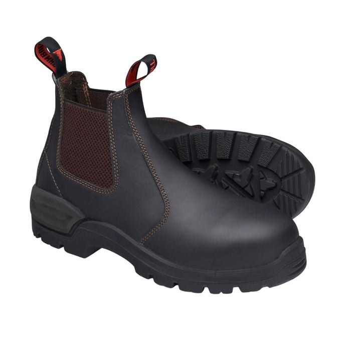 John Bull Unisex Claret 4282 Raptor 3.0 Elastic Side Safety Boot - UK Size 12