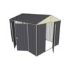 Build-a-Shed 2.3 x 3.0 x 2.3m Front Gable Double Hinged Side Door Shed - Grey