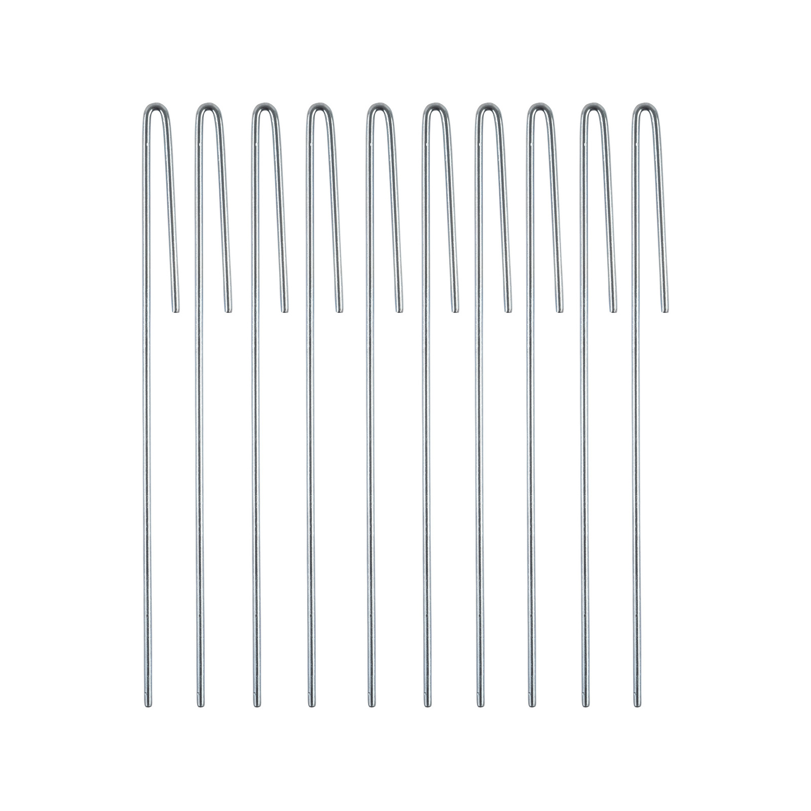 Tuscan Path 280mm Galvanised Garden Edging Peg 10 Pack Bunnings Australia