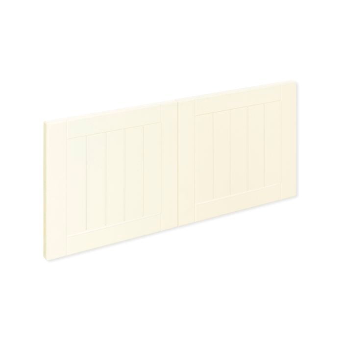 Kaboodle 750mm Antique White Country Overhead Door - 2 Pack