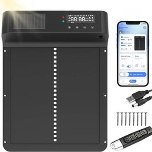 Advwin Automatic Chicken Coop Door Built-in Solar Panel