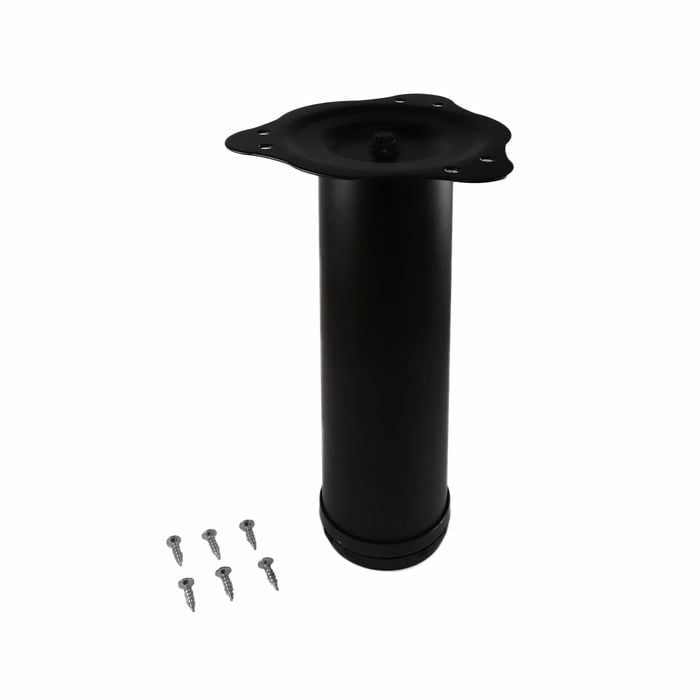 Adoored 60 x 230mm Black Round Table Leg