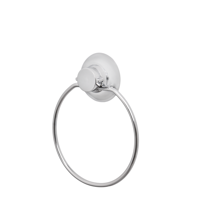 Naleon Chrome Suction Works Towel Ring