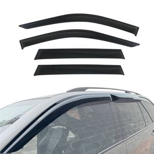 AUSGO Weather Shields for BMW X5 E53 2000-2006 Weathershields Window Visors Wind Deflectors
