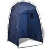 vidaXL Shower/WC/Changing Tent Blue Outdoor Camping Portable Changing Room