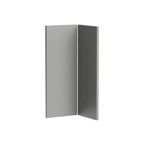 Kaboodle Oyster Modern Corner Wall Cabinet Doors - 2 Pack