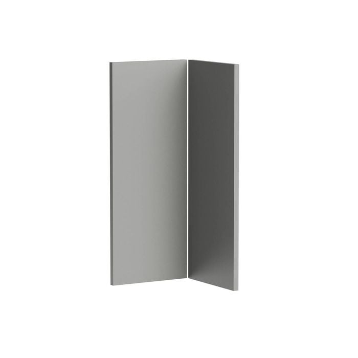 Kaboodle Oyster Modern Corner Wall Cabinet Doors - 2 Pack