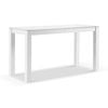 Hugo Outdoor Ceramic 2m Rectangle Aluminium Bar Table White