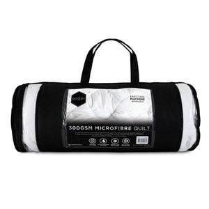 Ardor 300GSM Microfibre Quilt Roll Packed Super King 240x270cm White