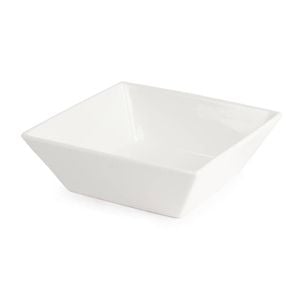 Olympia Square Bowls Lumina White 140mm 6 Pack