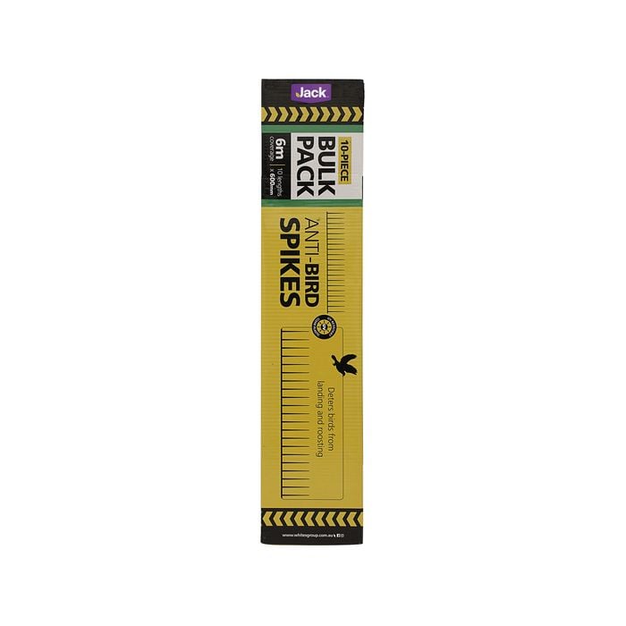 Jack 600mm Deterrent Anti Bird Spikes - 10 Pack