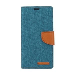 Goospery Canvas Diary Case for iPhone 14 Pro - Green
