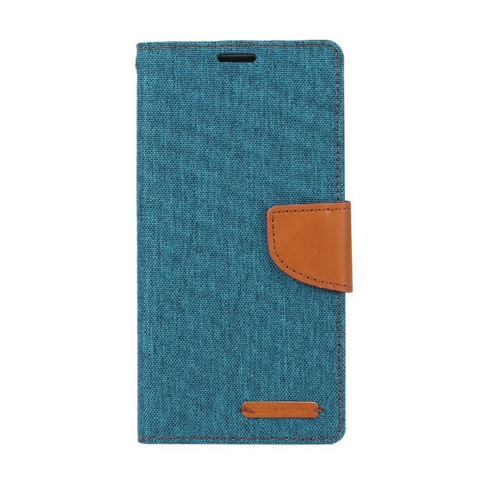 Goospery Canvas Diary Case for iPhone 14 Pro - Green
