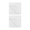 2PK Bambury Elvire 600gsm Soft Absorbent Cotton Bath Towel 68x137cm White