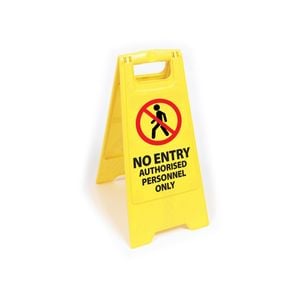 Brutus Caution No Entry A-Frame Signage