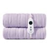 Dreamaker Kingston Coral Fleece Washable Electric Heated Throw Blanket Lavender 180x200cm | Overheat Protection & Auto-off