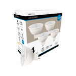 Luce Bella MR16 LED 500lm Daylight 6W 36° Globe - 4 Pack